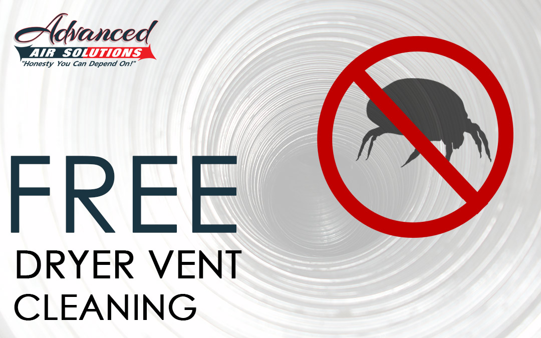 free dryer vent cleaning promo advanced air solutions akron canton hvac duct cleaning